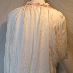 Johnny Was light blouse with burnout details